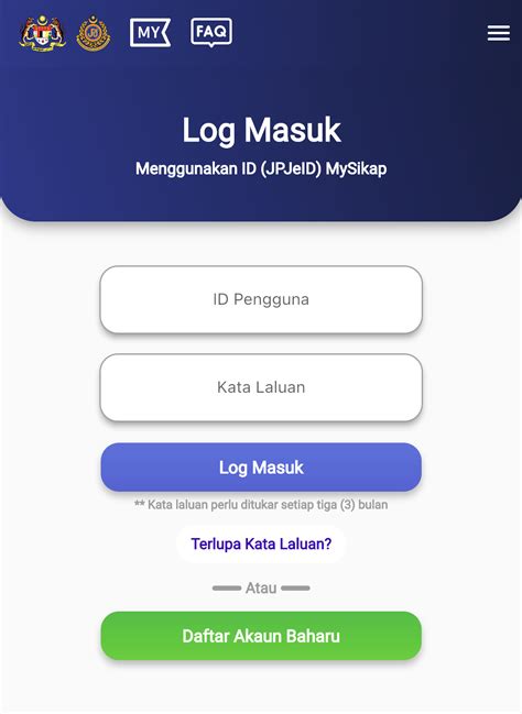 my jpj login